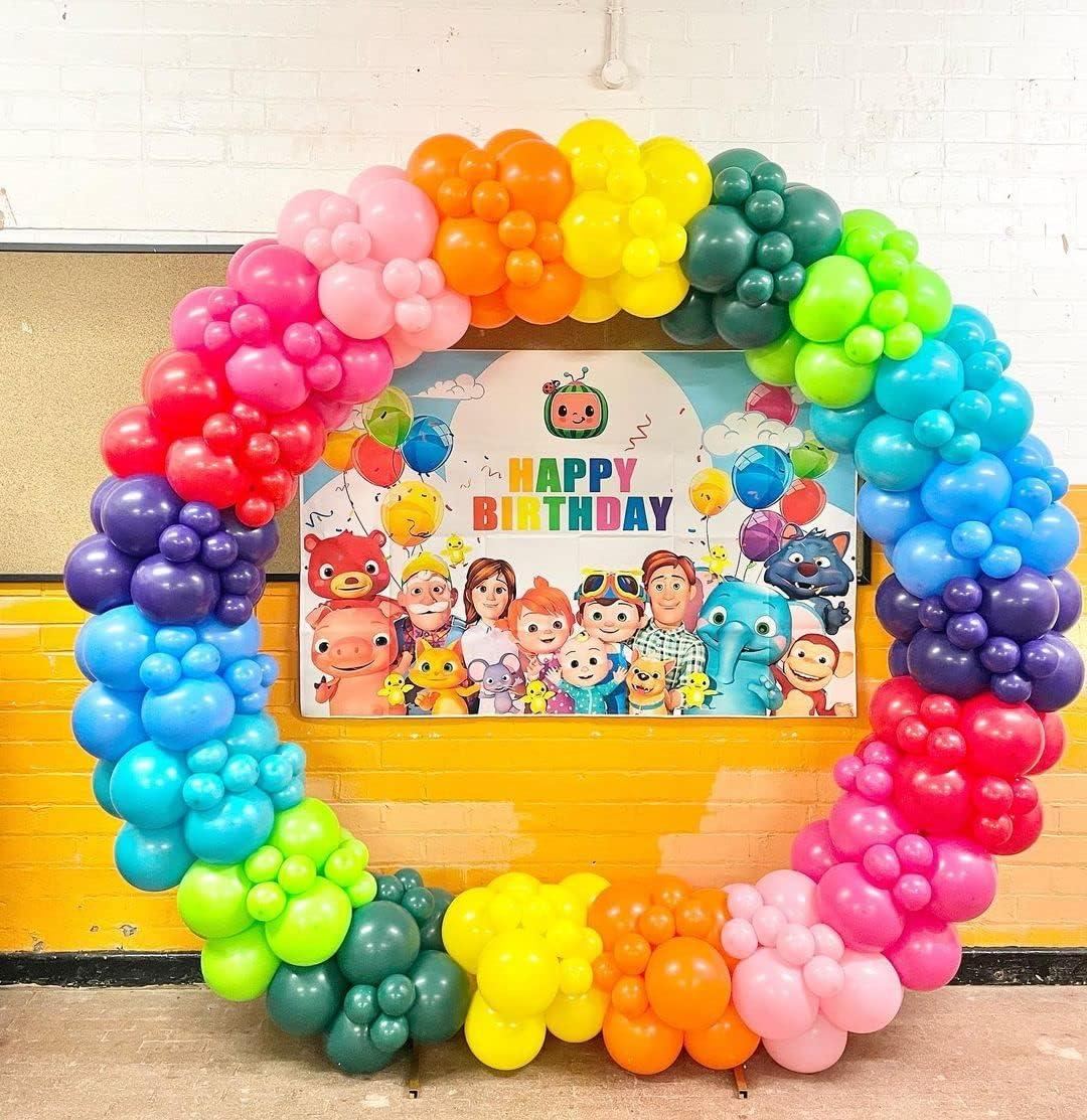 Rainbow Circular Balloon Arch in Orlando, FL