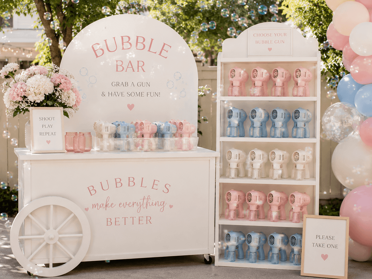 Bubble Bar Cart and Shelving Station rental in Orlando, Florida