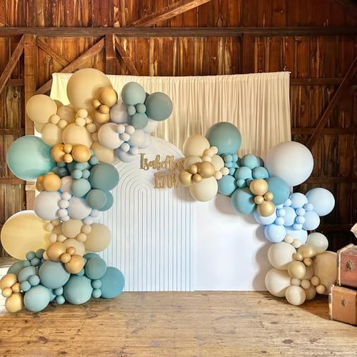 Arched Backdrop with Balloon Garland in Orlando, FL
